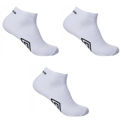 [UMG/2/TCX3/BL36] PACK 3 CALCETINES CORTOS MUJER TCX3 BLANCO UMBRO