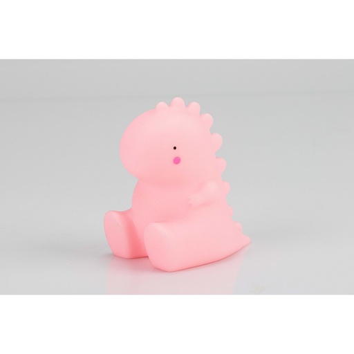 [LAM02-02] LÁMPARA NOCTURNA INFANTIL DINOSAURIO ROSA INTERBABY