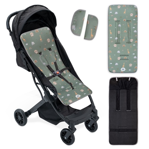 [0C073-03] COLCHONETA SAFARI VERDE INTERBABY