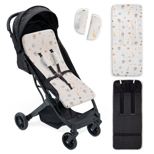 [0C073-05] COLCHONETA MODELO SAFARI BEIGE INTERBABY