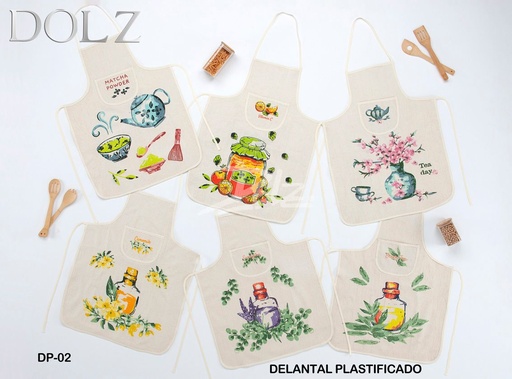 [DP02152099000] DELANTAL PLASTIFICADO DP02 SURTIDO DOLZ