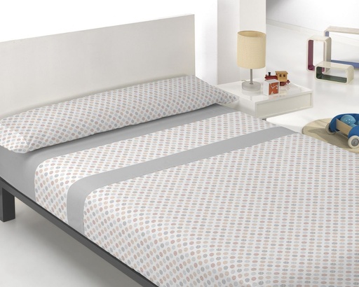 JUEGO DE SABANAS MICRO SAYEM GRIS INNOVA HOME