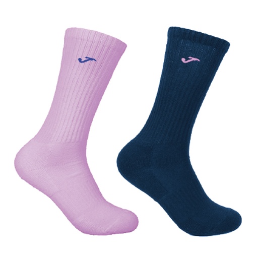 CALCETIN MUJER PACK 2 JS1784 ROSA/MARINO JOMA