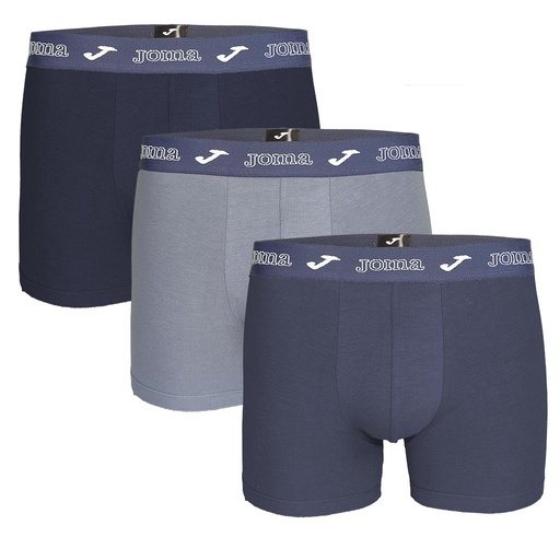 BOXER HOMBRE PACK 3 JS3616B MAR/IND/PL JOMA