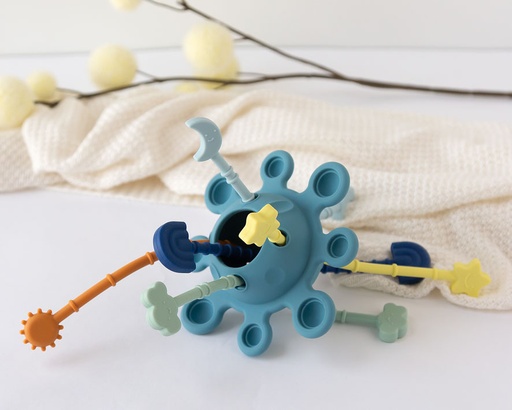 [4299] MORDEDOR JUGUETE DE SILICONA 4299 AZUL KIOKIDS