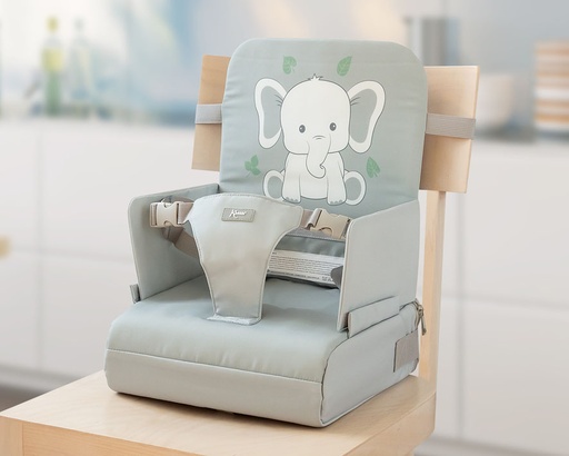 [4000] TRONA DE VIAJE ELEFANTE 4000 GRIS KIOKIDS
