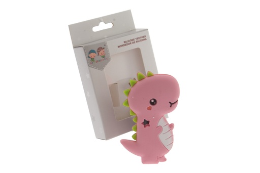 [10978ROSA] MORDEDOR SILICONA DINO 10978 ROSA GAMBERRITOS
