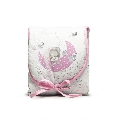 [92204-02] VESTIDOR BEAR SLEEPING ROSA INTERBABY