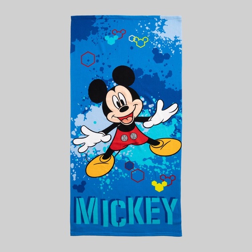 [ET3711MK30T07200] TOALLA PLAYA MICROFIBRA LICENCIA FACE 70X140 MICKEY