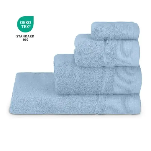 JUEGO DE TOALLAS 3 PZAS AZUL