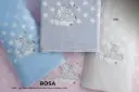 JUEGO DE SABANAS DORALINA 10894 CUNA ROSA GAMBERRITOS