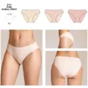 PACK 3 BRAGUITAS MINI MUJER REF 211 PINK ANIMAL PRINT WATERLEMON