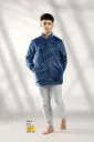 CHAQUETA CADETE CORALINA ESTAMPADO COMECOCOS 1016-N MARINO LIN