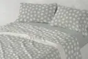 JUEGO SABANAS CORALINA 993 LAUREL BURRITO BLANCO