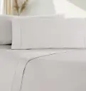 JUEGO SÁBANAS 100% ALGODÓN SATÉN PEINADO 300 HILOS BLANCO VIDAL HOME