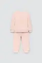 CONJUNTO BEBÉ MANGA LARGA 25612 ROSA PERLA YSABEL MORA