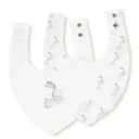 PACK 2 BABEROS BANDANA 343 20X30 CONEJITO ESTRELLA BCO/ROSA INTERBABY