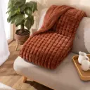 PLAID AMBER CALDERA 130X160 KARAMELO
