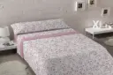 JUEGO SABANAS CORALINA DAIRE MAQUILLAJE KARAMELO