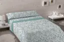 JUEGO SABANAS CORALINA DAIRE AGUA KARAMELO