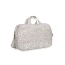 BOLSO MATERNAL FLORES ROSA DON ALGODÓN