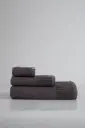 JUEGO DE TOALLAS JACQUARD DAPHNE GRIS DON ALGODÓN