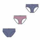 PACK 3 BRAGITAS NIÑA REF 101 FLOWERS WATERLEMON