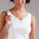 CAMISETA MUJER TITANTE ANCHO BORDO 2116 BLANCO RAPIFE