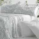 JUEGO DE SABANAS TELA 143 AZUL BURRITO BLANCO 