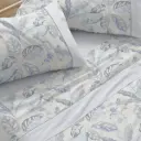 JUEGO DE SABANAS TELA 053 LAVANDA BURRITO BLANCO 
