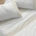 JUEGO DE SABANAS TELA 545 PISTACHO BURRITO BLANCO