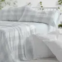 JUEGO DE SABANAS TELA 543 AZUL BURRITO BLANCO