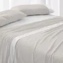 JUEGO DE SABANAS TELA 238 BEIGE BURRITO BLANCO