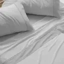 JUEGO DE SABANAS TELA 297 GRIS BURRITO BLANCO