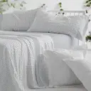 JUEGO DE SABANAS TELA 100% ALGODON 638 GRIS BURRITO BLANCO