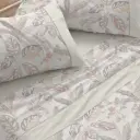 JUEGO DE SABANAS TELA 053 BEIGE BURRITO BLANCO 