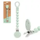 CHUPETERO SILICONA CADENA SI018 VERDE GRISACEO INTERBABY 