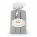 PACK 3 GASAS 80X80 LISAS GRIS INTERBABY 