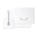 TRIPTICO CUNA TELA GRANJA KOALA BORDADO+ BROCHE BCO/GRIS INTERBABY