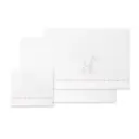 TRIPTICO TELA CONEJITOS ABRAZOS PASACINTA BCO/ROSA INTERBABY
