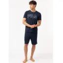 PIJAMA HOMBRE MANGA CORTA FPS1191 MARINO FILA