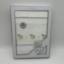 TRIPTICO CUNA TELA JC1800 B04 BLANCO-VERDE MARTIFANEL