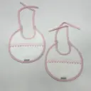 PACK 2 BABEROS PARA BORDAR BAB 05 QB01/2 BLANCO-ROSA MARTIFANEL