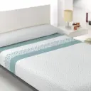 JUEGO DE SABANAS MICROFIBRA BENICIA AGUA MARINA ROSSANA 