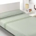 JUEGO DE SABANAS MICROFIBRA CAELIA VERDE ROSSANA 