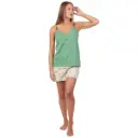 PIJAMA MUJER TIRANTES 64052 VERDE ADMAS