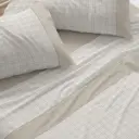 JUEGO DE SABANAS TELA 100% ALGODON 635 LINO BURRITO BLANCO