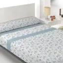 JUEGO DE SABANAS MICROFIBRA LEAZAR AGUA MARINA ROSSANA
