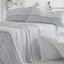JUEGO DE SABANAS TELA 547 AZUL BURRITO BLANCO