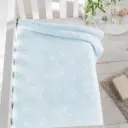MANTA CUNA GOFRADA 6627 110X140 C/62 AZUL PIELSA